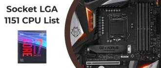 Socket LGA 1151 CPU list
