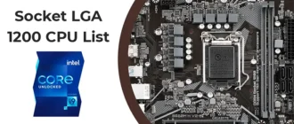 CPU list for LGA 1200