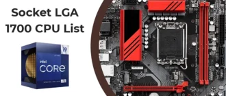 CPU list for socket LGA 1700