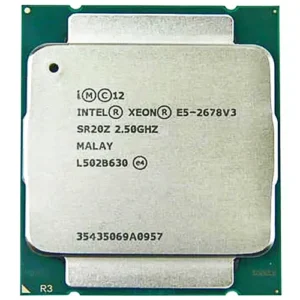 The image shows a processor Xeon E5-2678v3